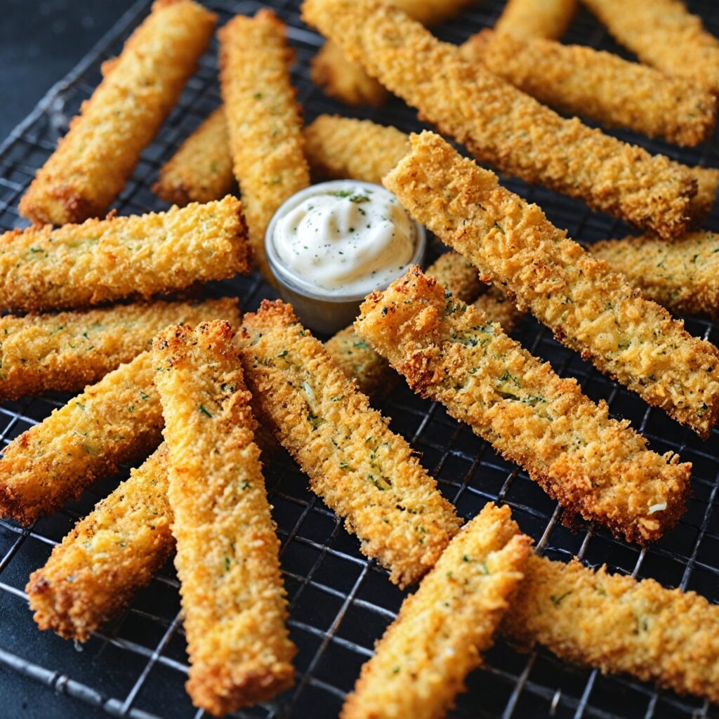 Baked Parmesan Zucchini Fries