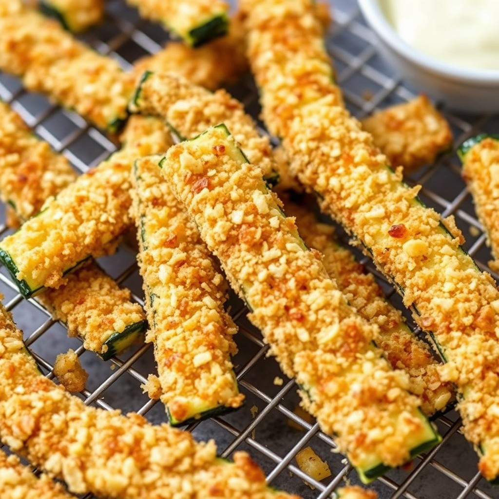 Baked Parmesan Zucchini Fries