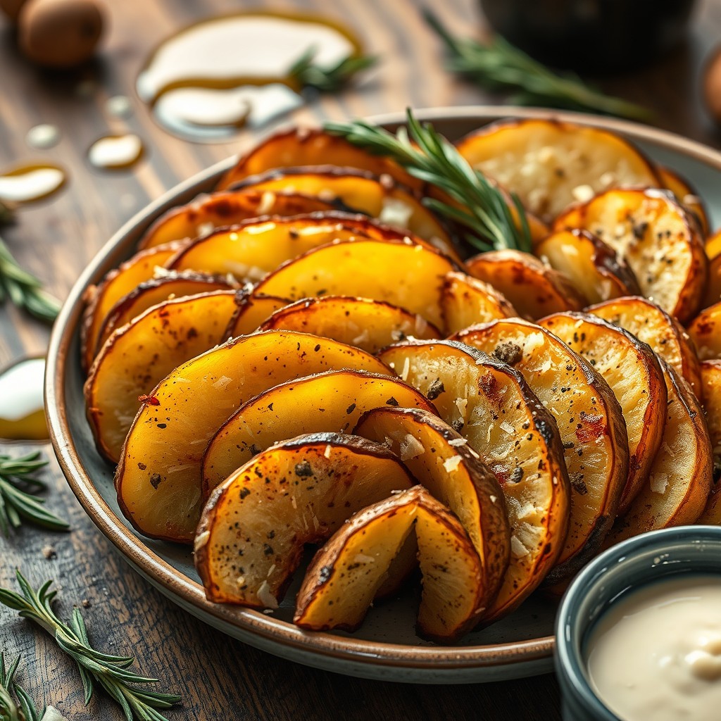 Sliced Baked Potatoes