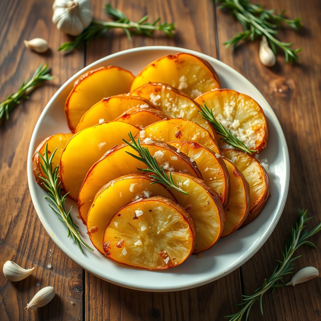 Sliced Baked Potatoes