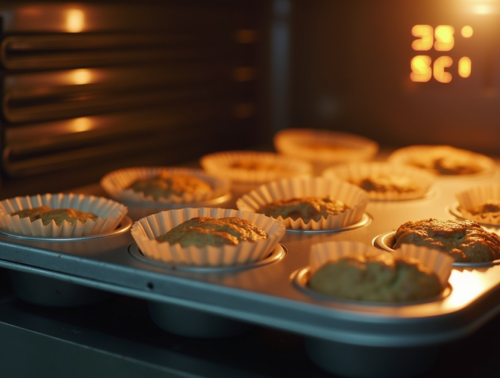 chocolate chip and pumpkin muffins
