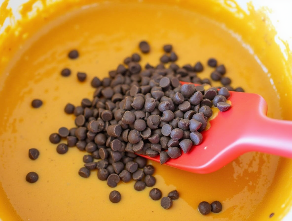 pumpkin chocolate chip muffin