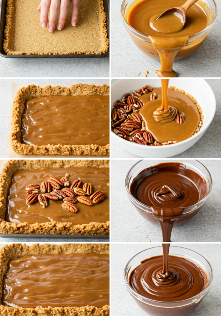 Pecan Turtle Bars