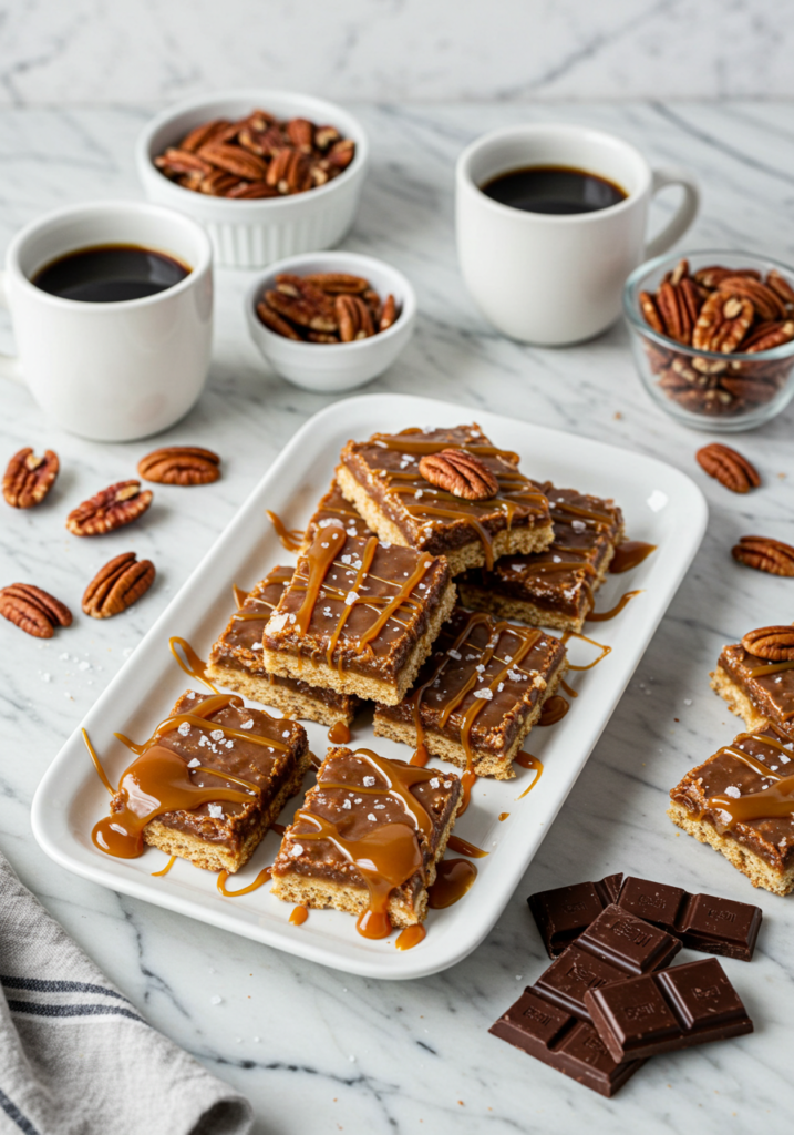 Pecan Turtle Bars