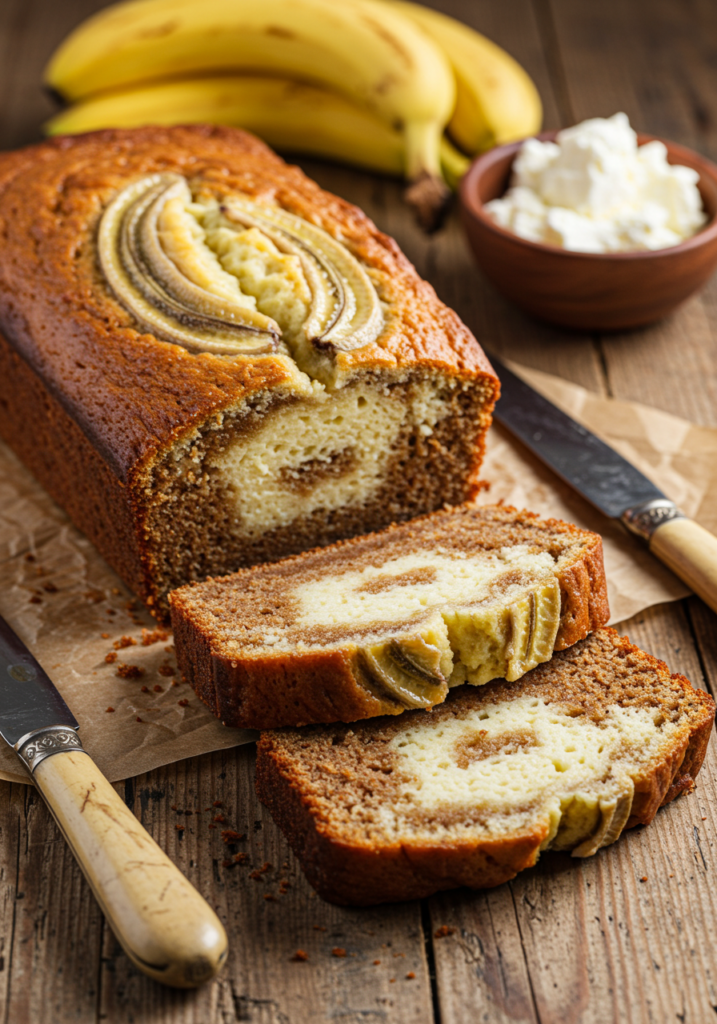 Cream Cheese Banana Bread