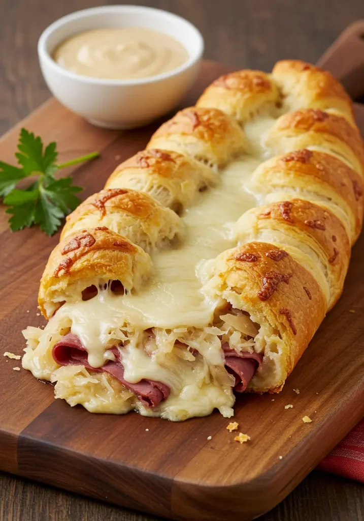 Reuben Crescent Bake