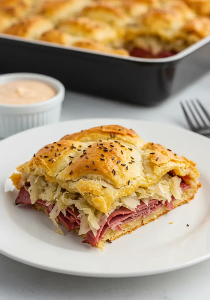 Reuben Crescent Bake