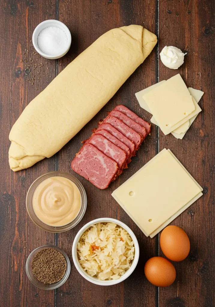 Reuben Crescent Bake