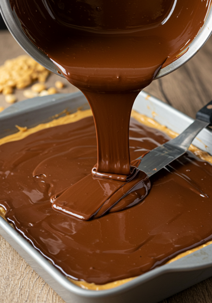 no-bake chocolate peanut butter bars