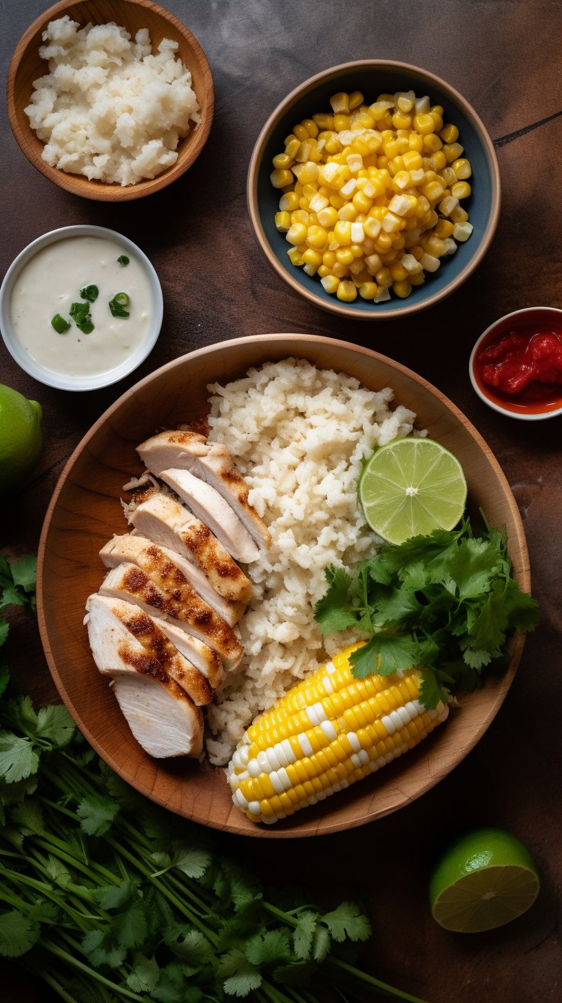 Street Corn Chicken Rice Bowl Recipe: Deliciously Easy