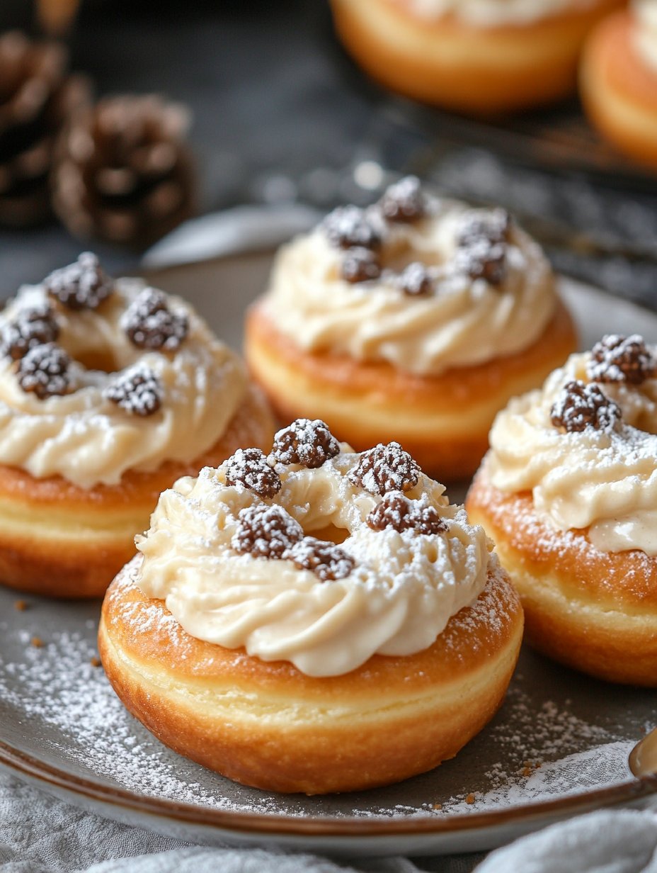 Brioche Donuts with Vanilla Pastry Cream Recipe