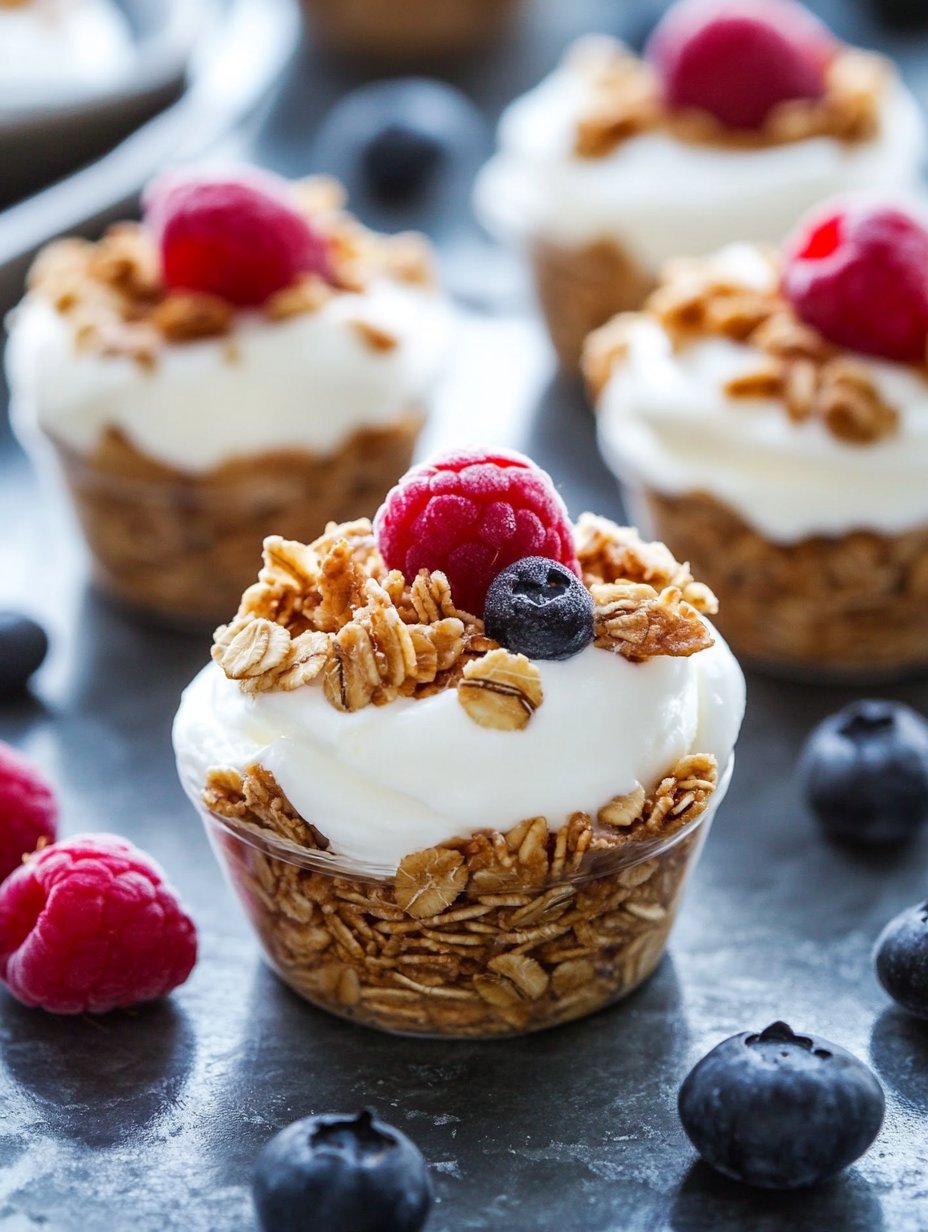 Frozen Yogurt Granola Cups: A Healthy & Delicious Treat