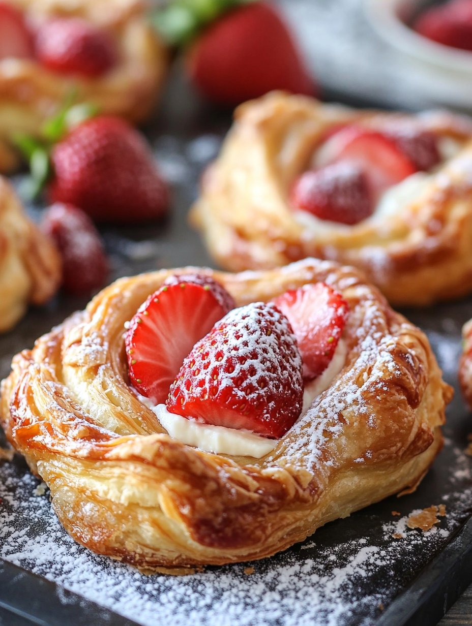 Strawberry Danish (with Cream Cheese) Recipe