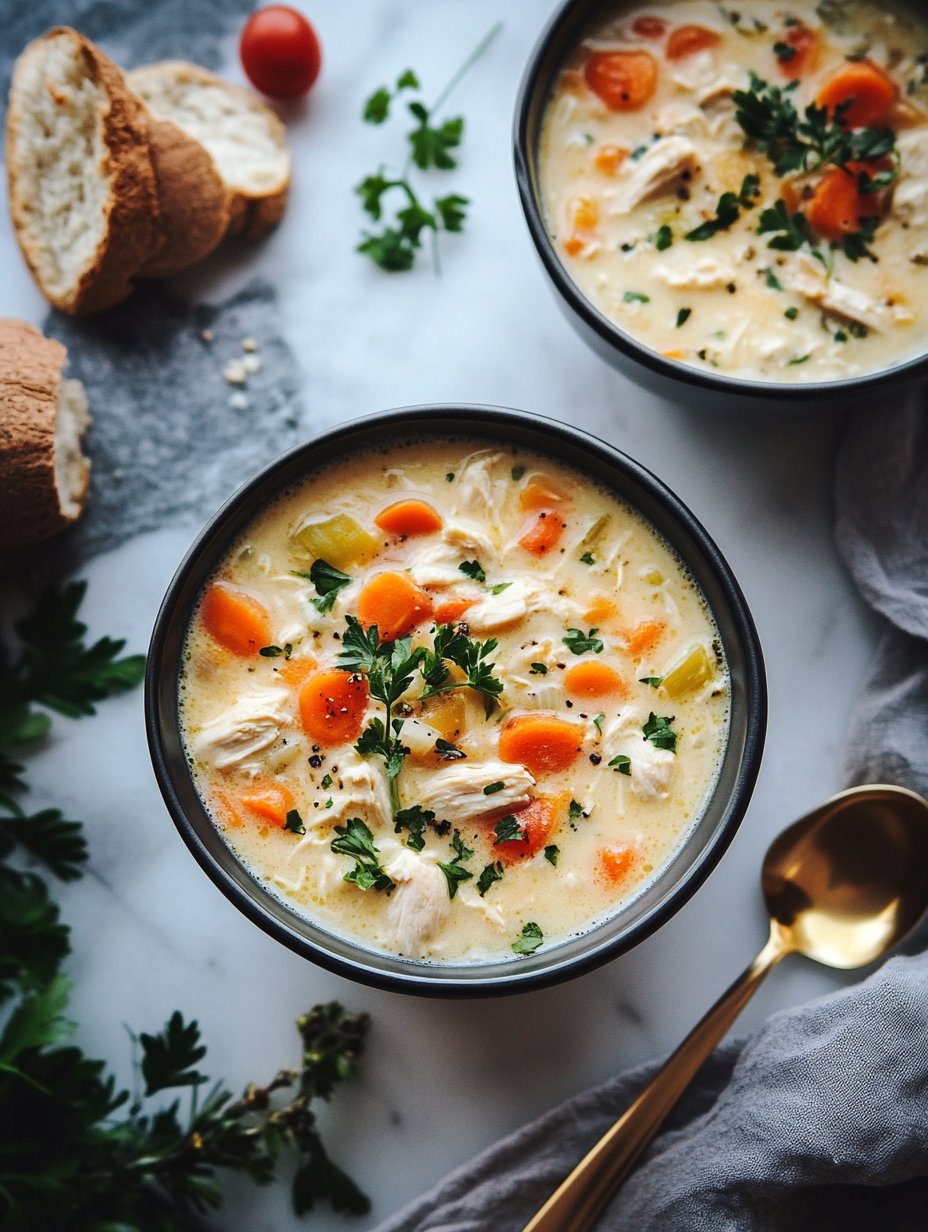 Crockpot Thai Coconut Chicken Soup: A Cozy Delight