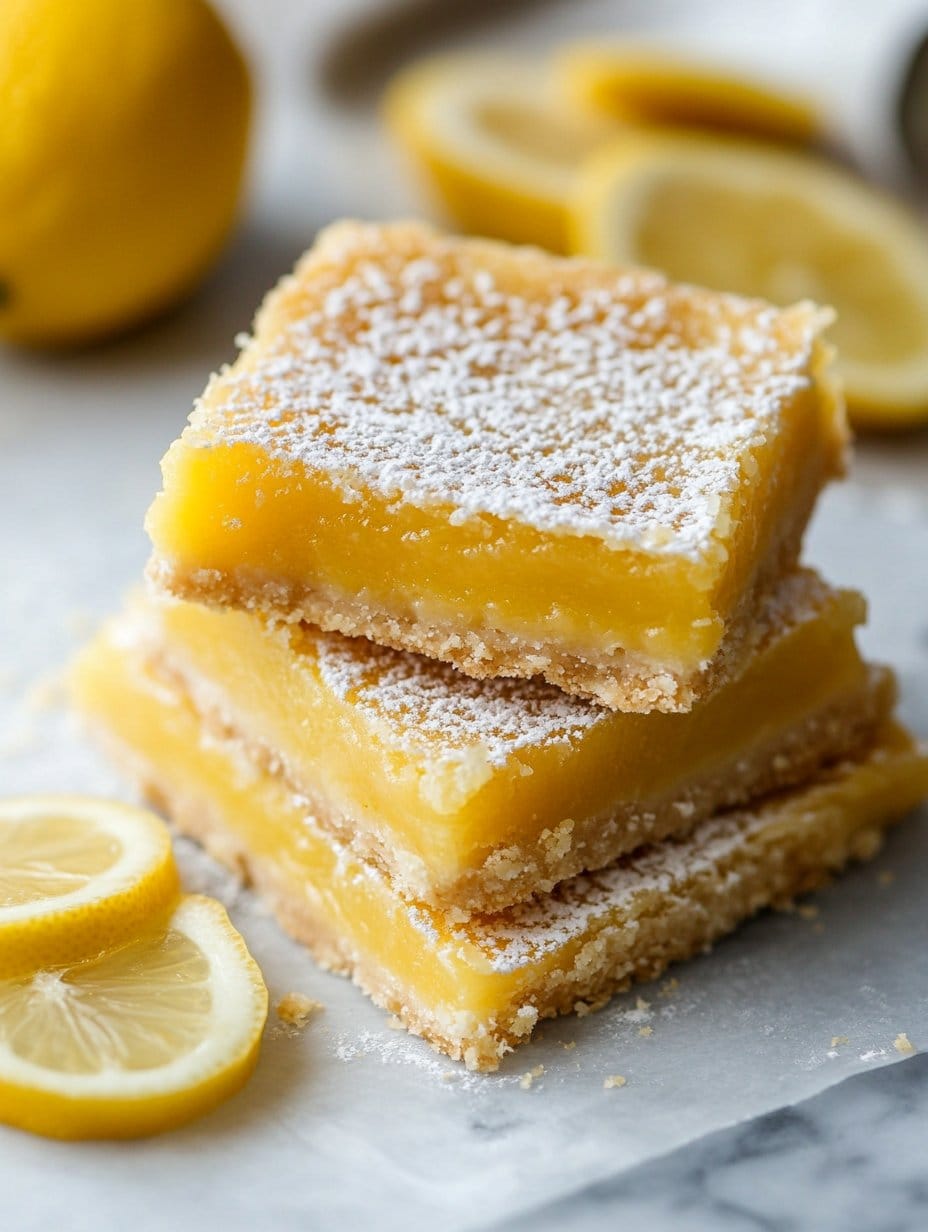 Gluten-Free Lemon Bars with Shortbread Crust Recipe