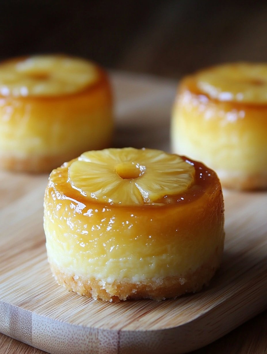 Pineapple Upside-Down Cheesecakes Recipe