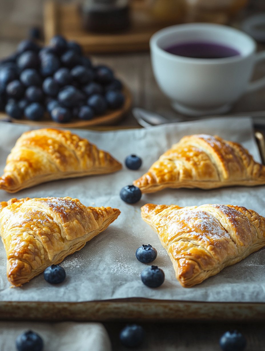Blueberry Turnovers: Perfect Flaky Pastry Recipe