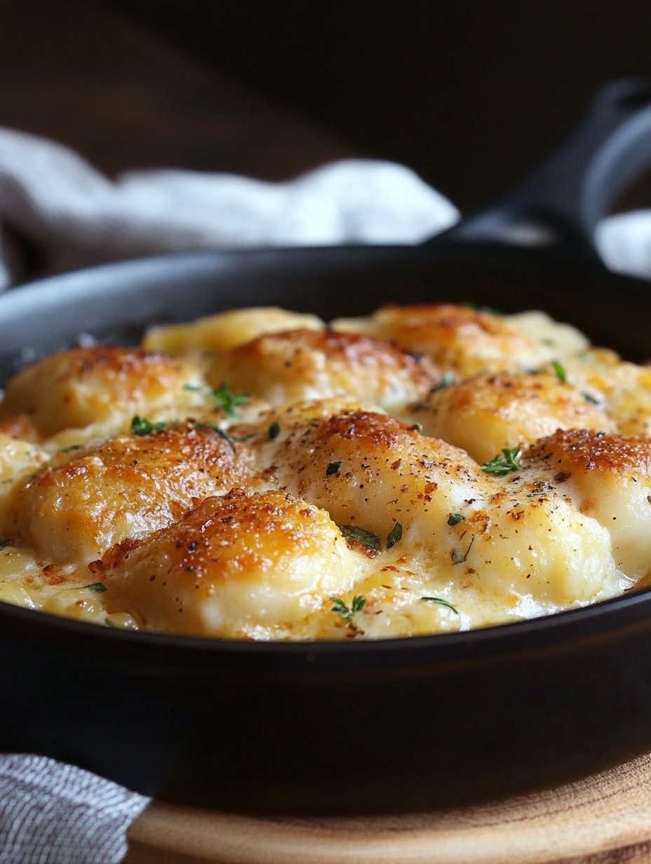 Garlic Chicken Gnocchi Skillet Recipe
