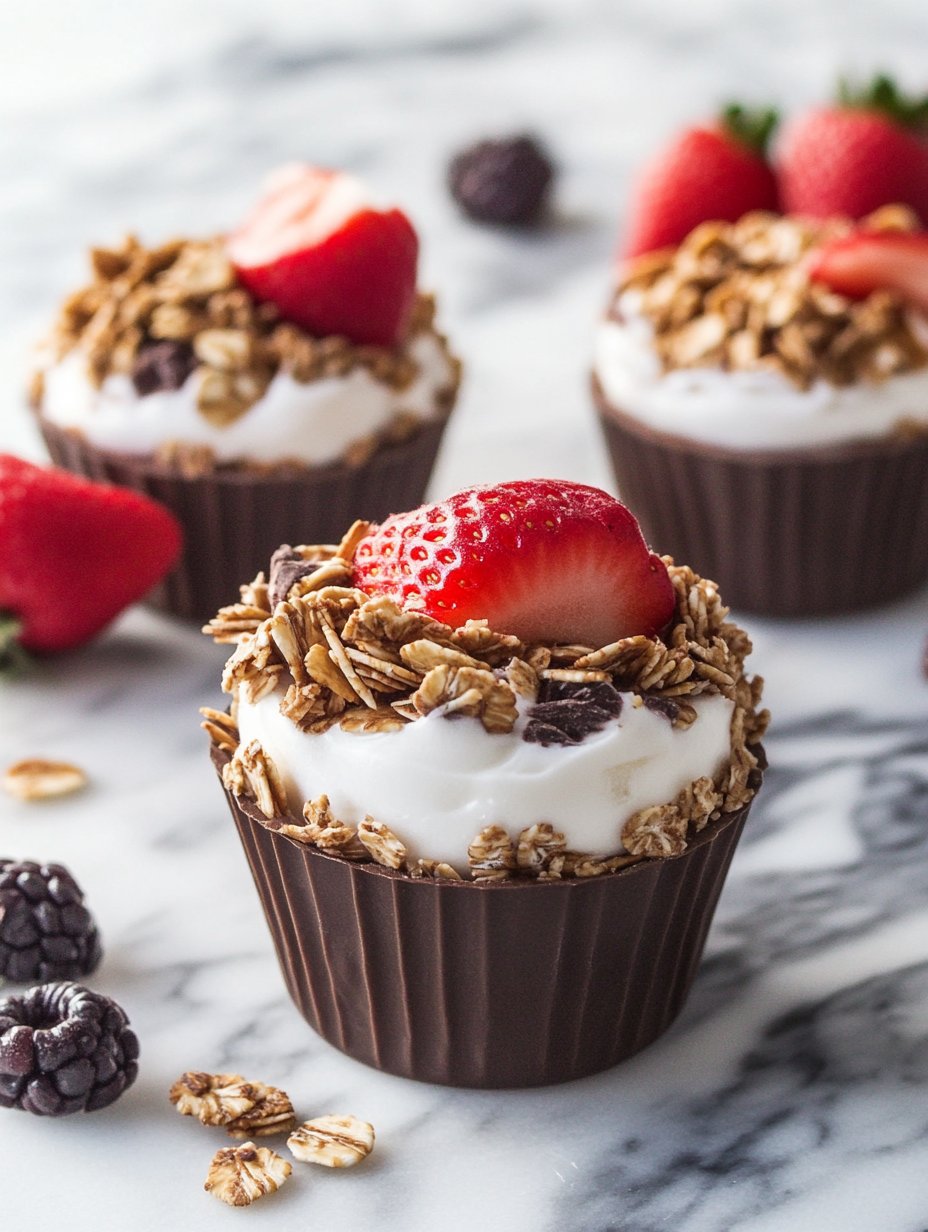 Frozen Yogurt Granola Cups: A Healthy & Delicious Treat