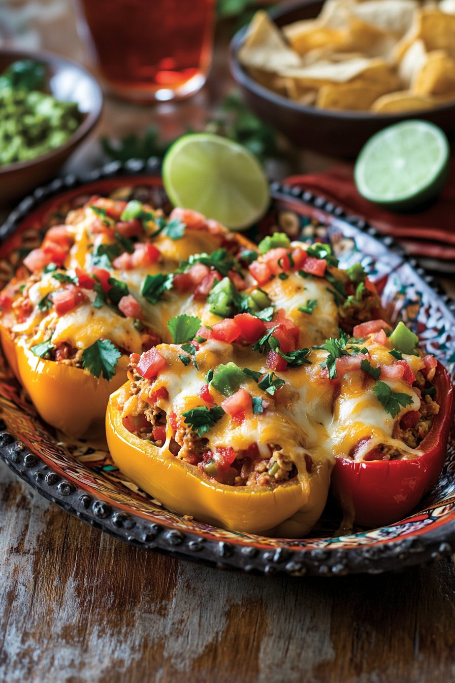 Easy Turkey Taco Stuffed Peppers: A Tasty Fiesta Treat