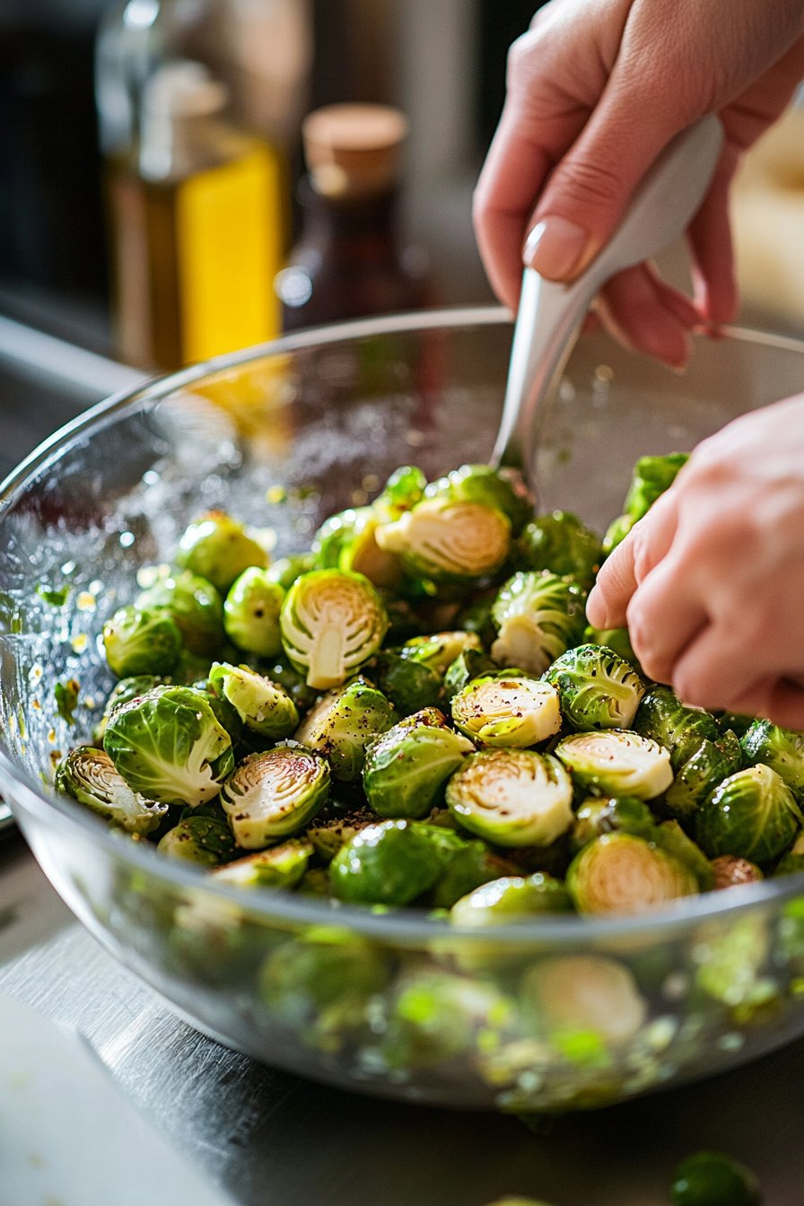 Crispy Balsamic Brussel Sprouts Recipe for Delicious Flavor
