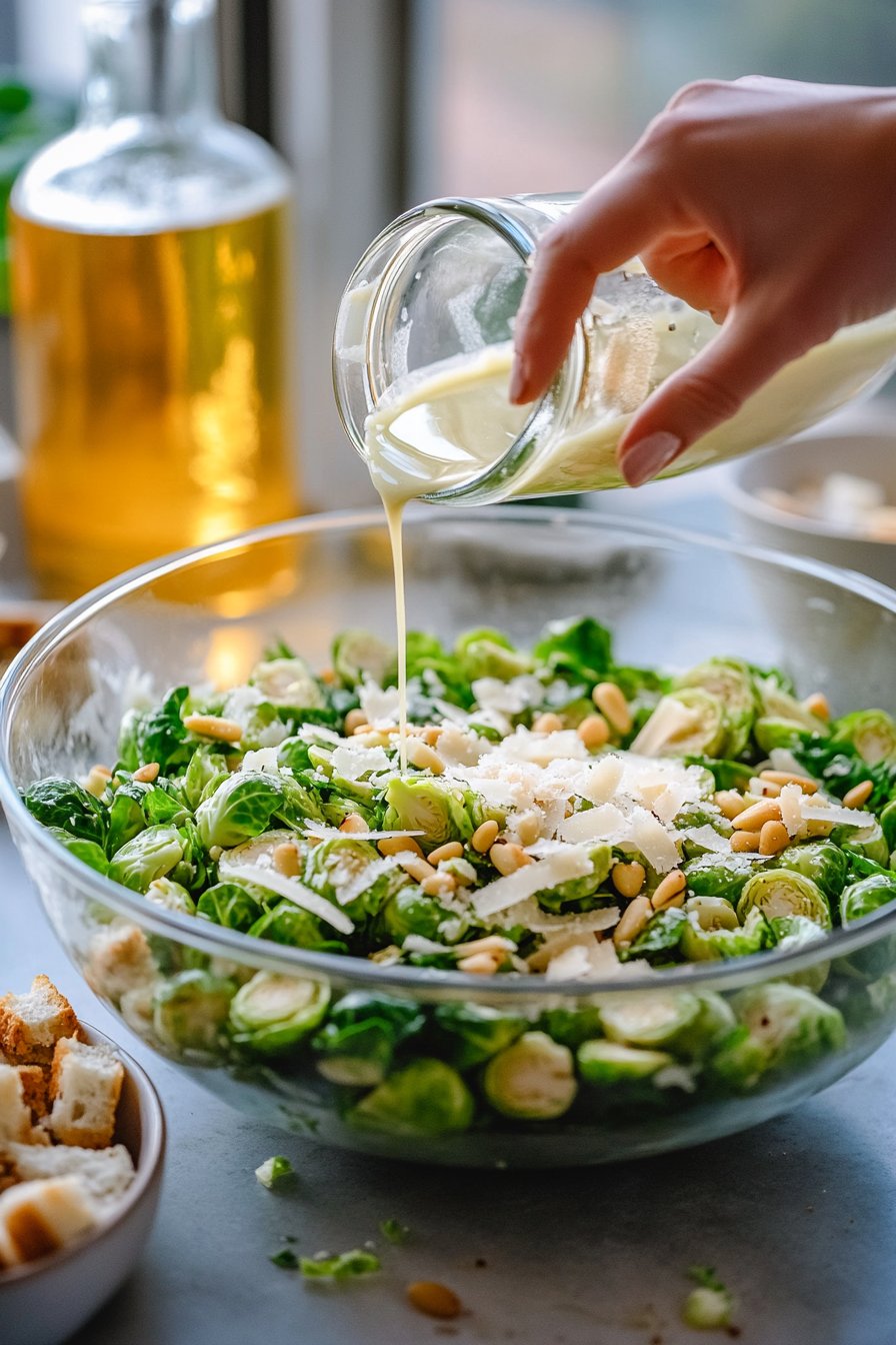 Brussels Sprouts Caesar Salad A Fresh Twist