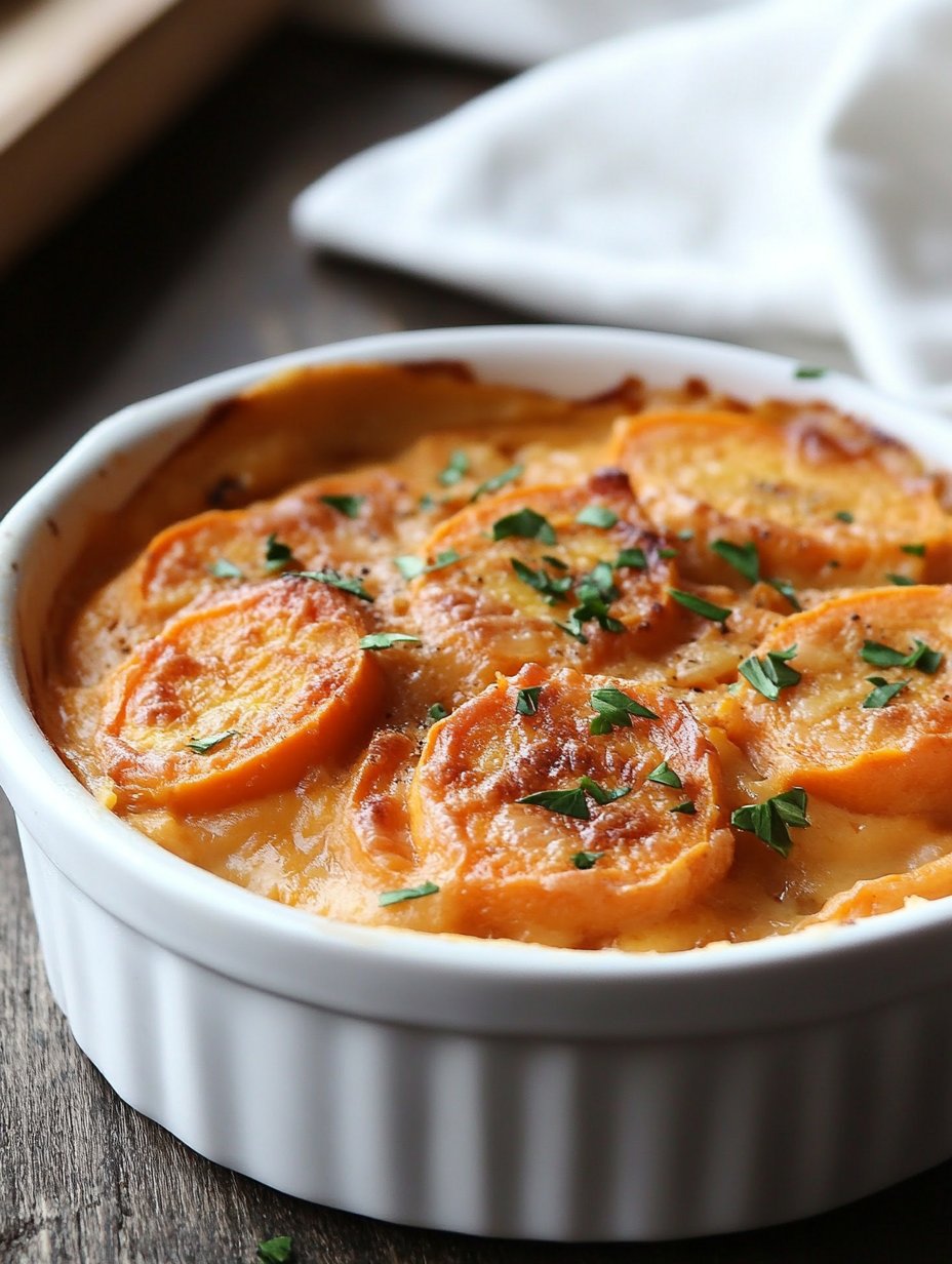 Healthy Scalloped Sweet Potatoes Recipe: Delicious & Nutritious