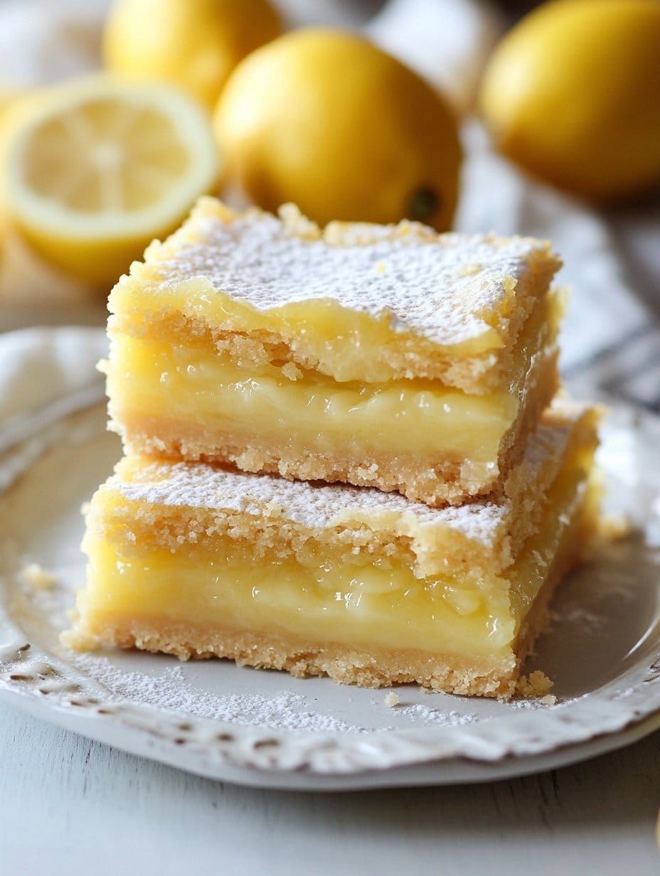 Gluten-Free Lemon Bars with Shortbread Crust Recipe