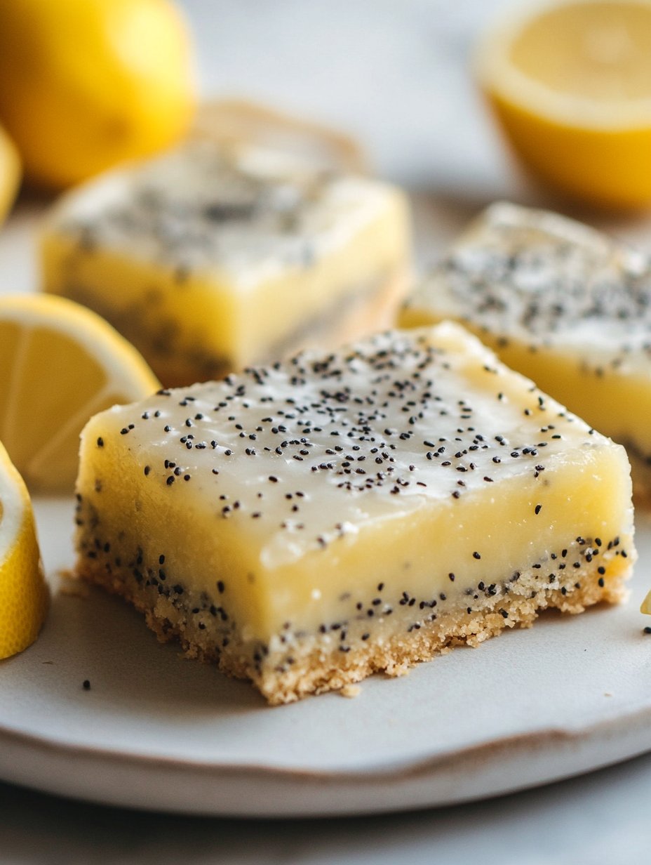 Glazed Lemon Poppy Seed Bars Recipe for Every Occasion