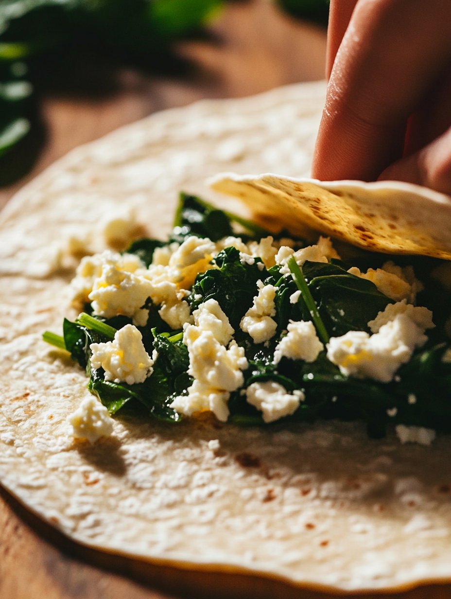 Spinach Feta Egg White Wrap Recipe: Delicious & Easy