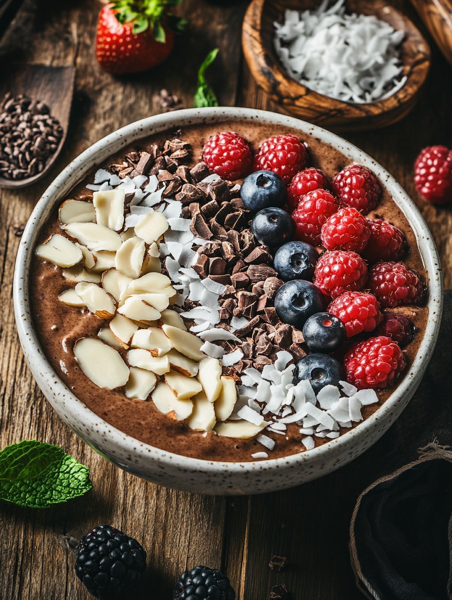 Mocha Protein Smoothie Bowl: Delicious & Nutritious