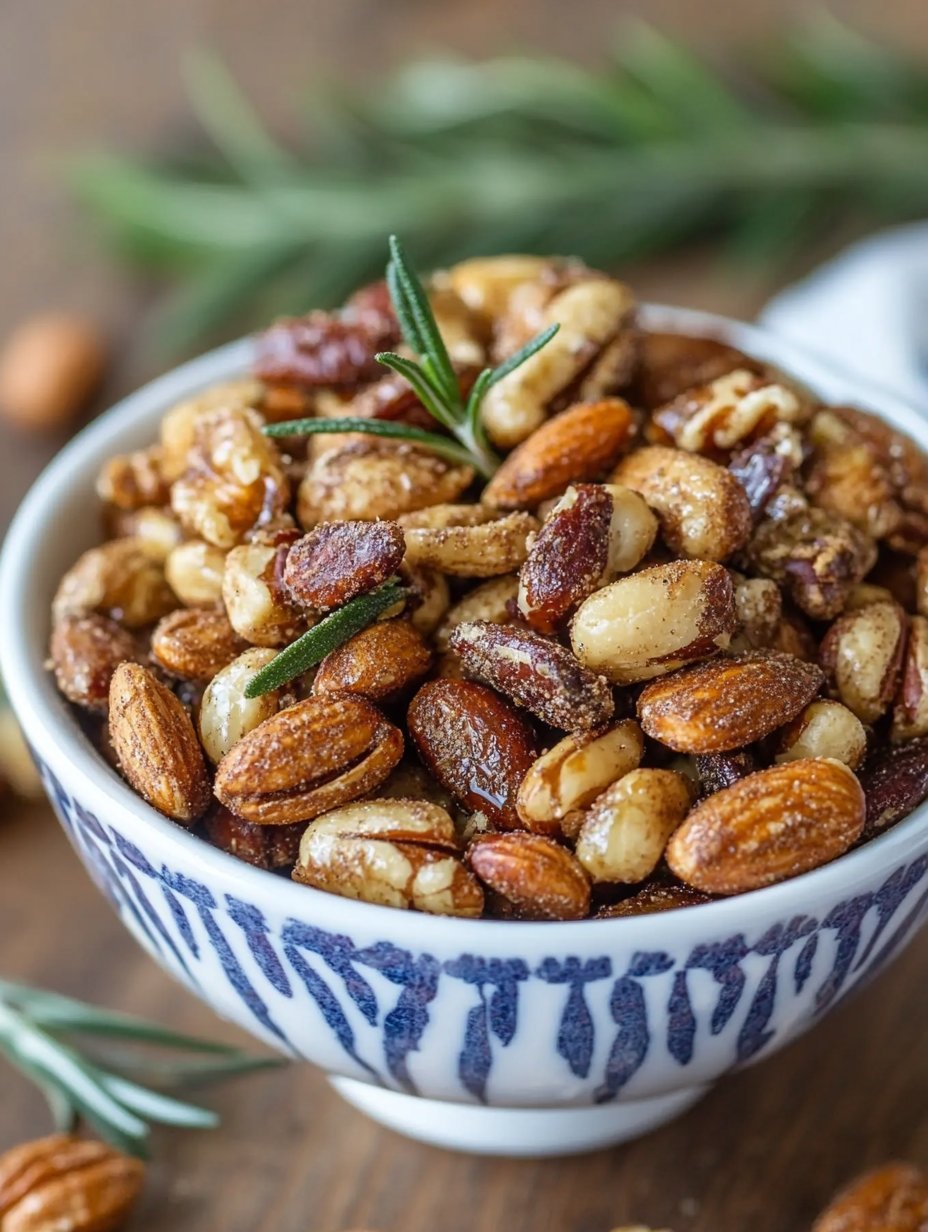 Rosemary Spiced Nuts Recipe: A Savory Snack Delight
