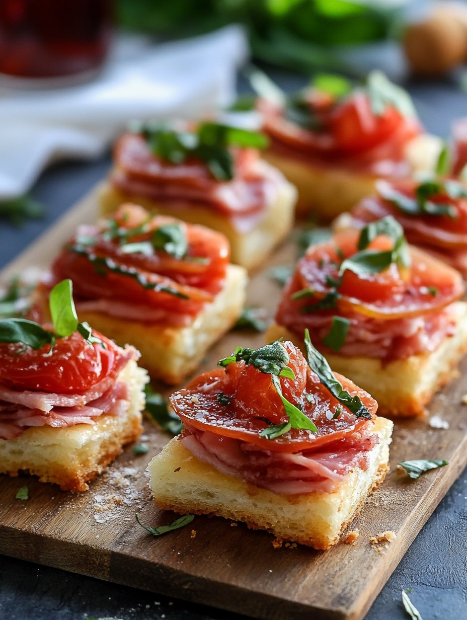 Italian Sub Squares Recipe A Delicious and Easy Party Snack