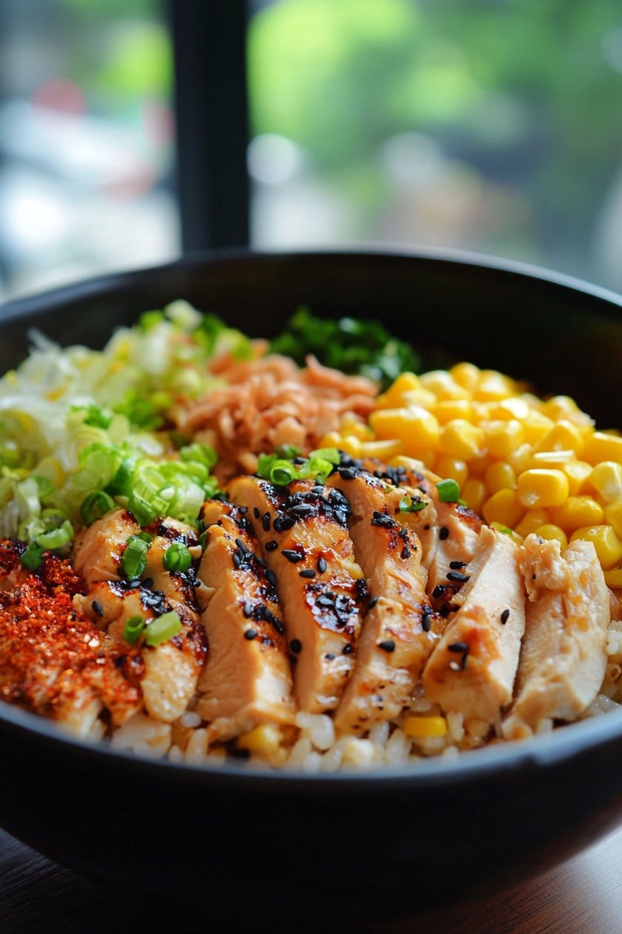 Street Corn Chicken Rice Bowl Recipe : A Flavorful and Easy Meal