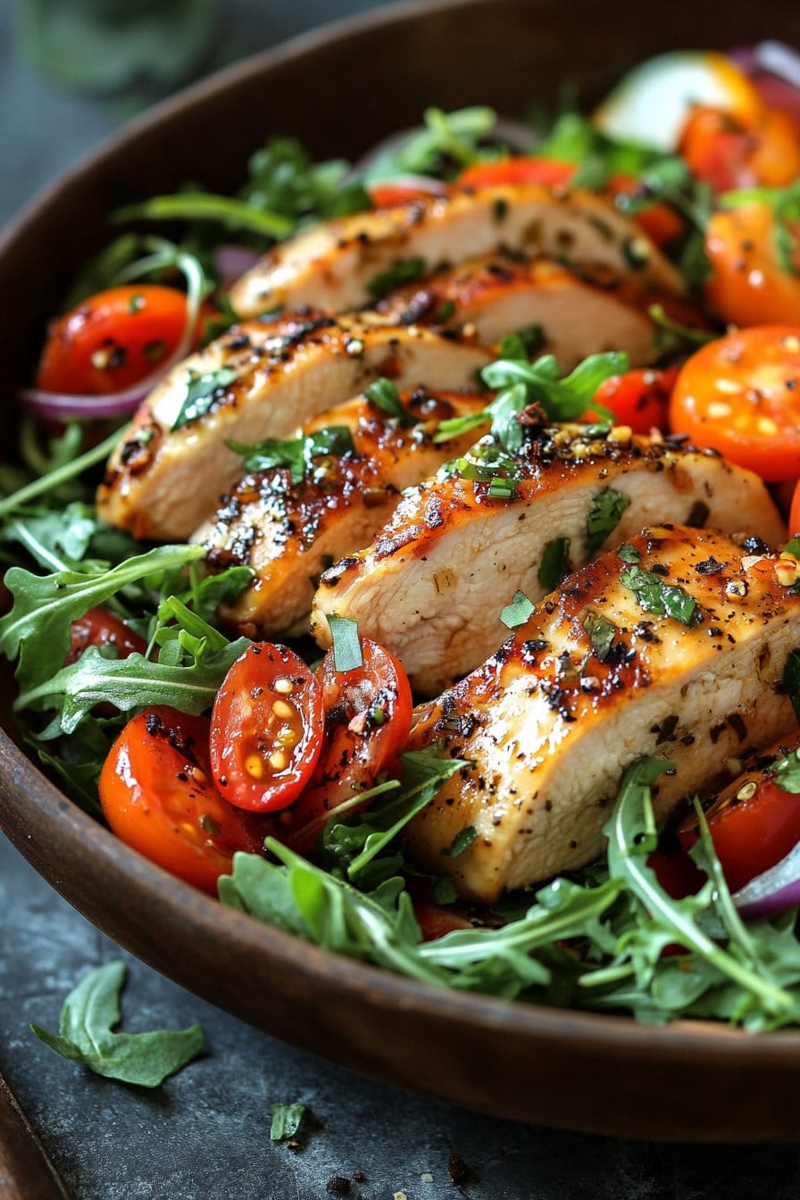 Chicken Milanese with Arugula Salad