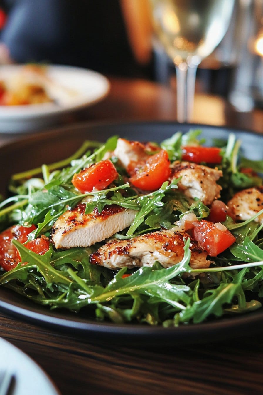 Chicken Milanese with Arugula Salad