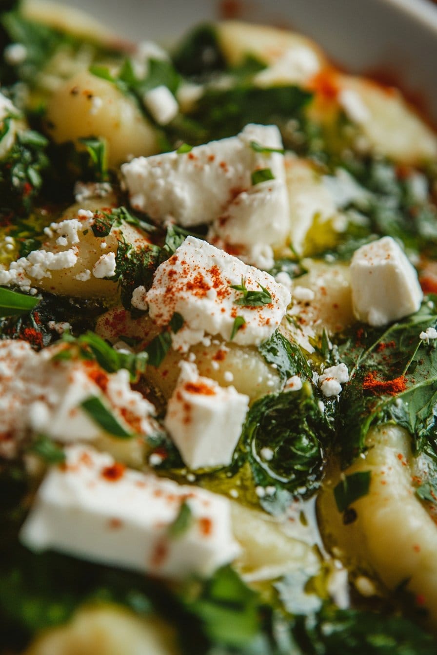Spinach-Artichoke Gnocchi with Feta