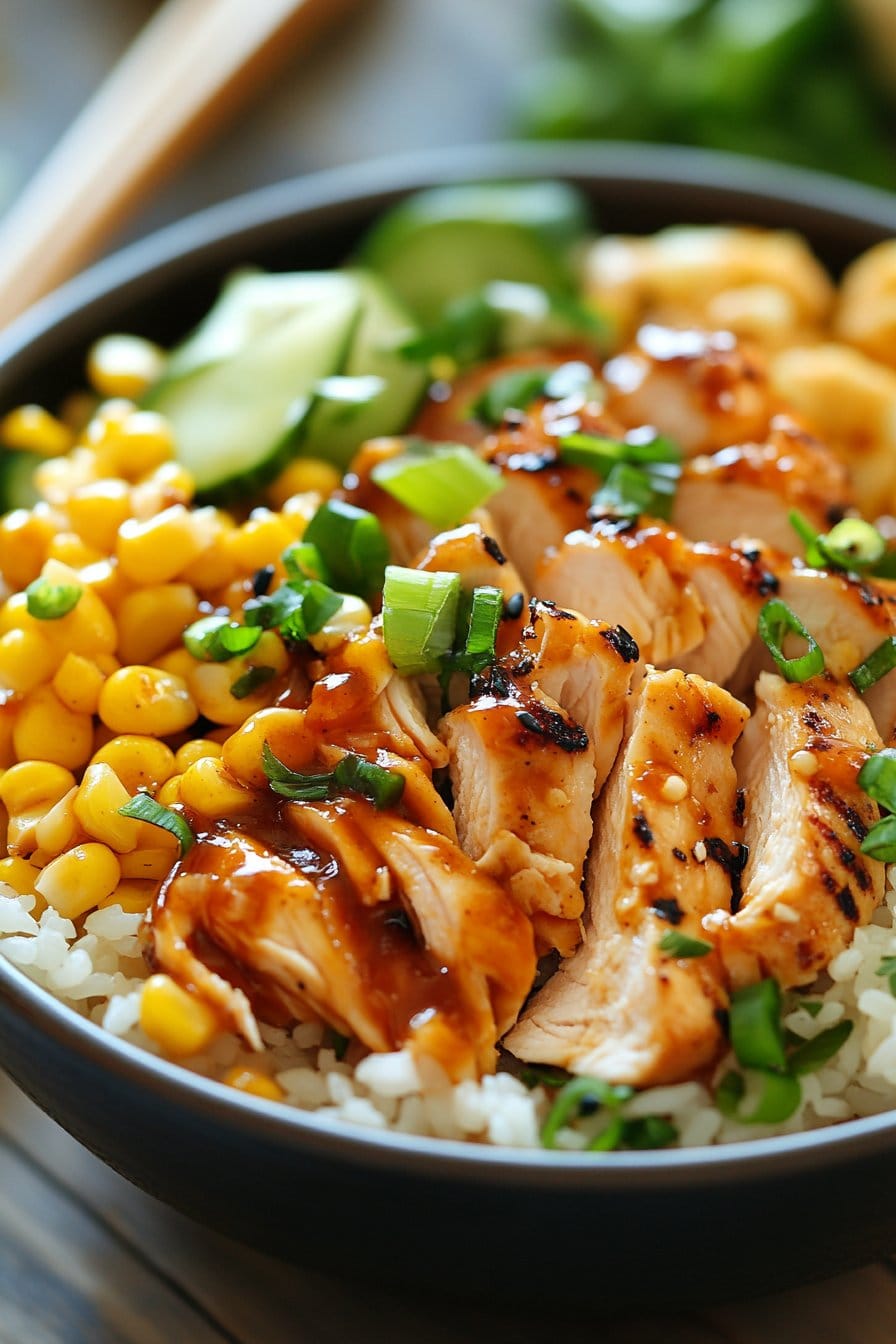 Street Corn Chicken Rice Bowl Recipe : A Flavorful and Easy Meal